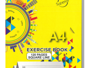 A4 Exercise Book 120pgs Squared