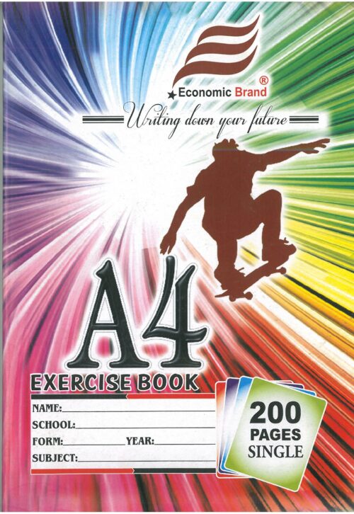 A4 Exercise Book 200pgs Lined