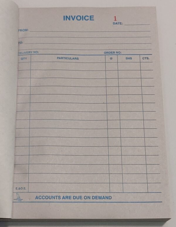 A5 Invoice Duplicate2 A5 Invoice Duplicate2