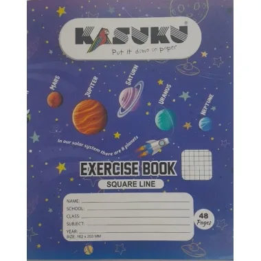 A5 Exercise Book 48pgs Squared