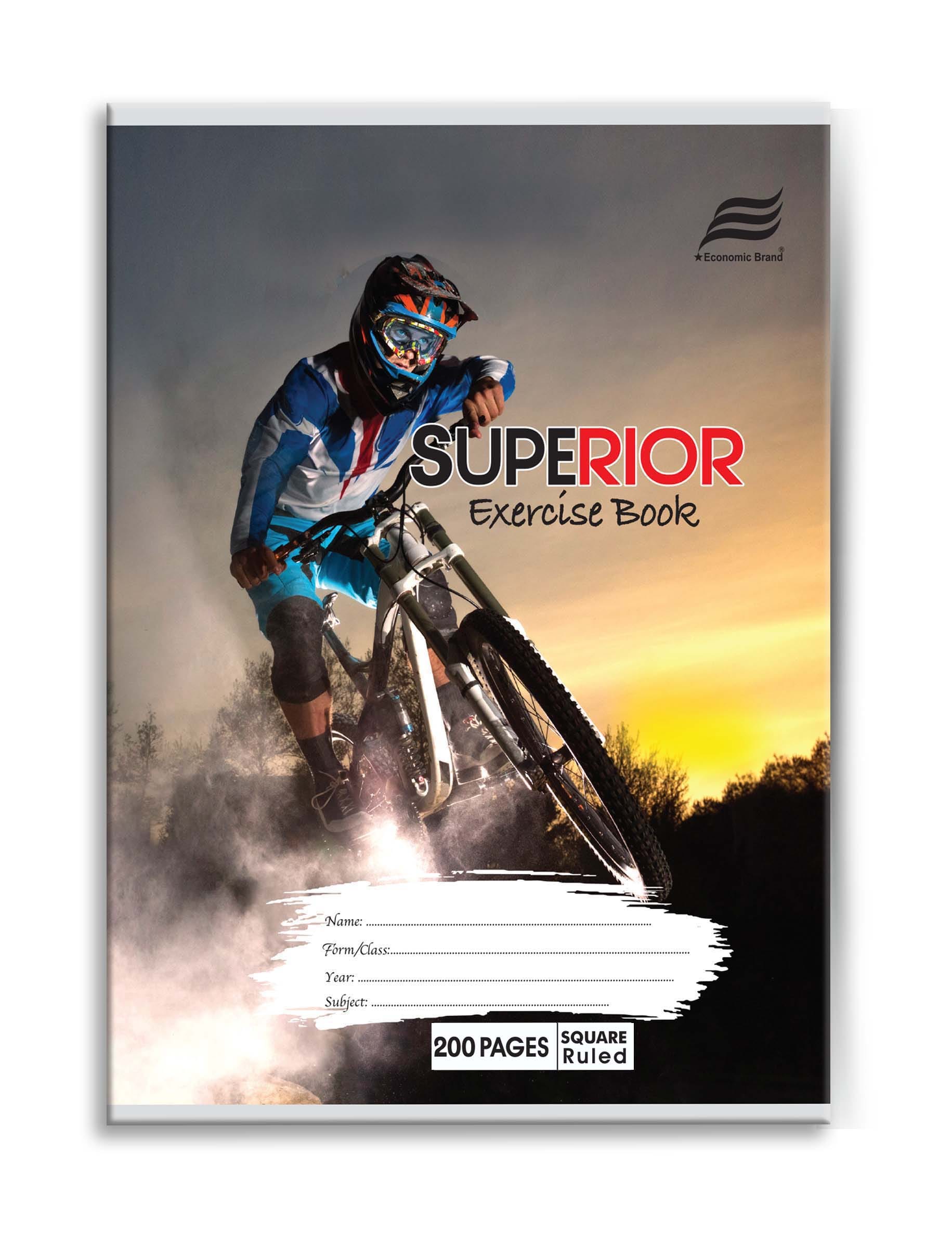 Superior-A4-200pgs-SQ-DS3 A4 Exercise Book 200pgs Squared