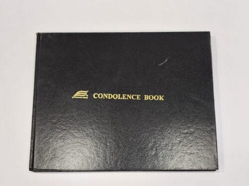 Visitors & Condolence Book - Image 3