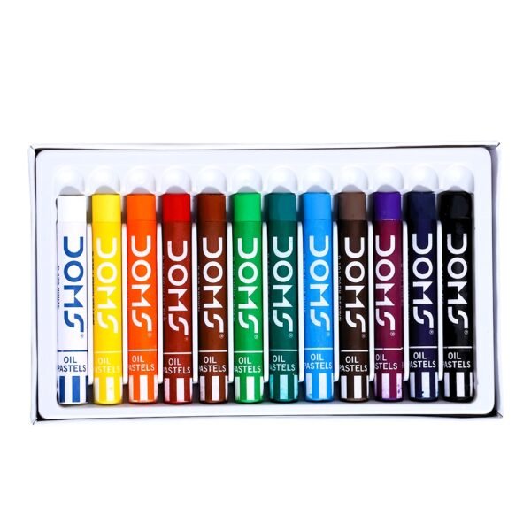 OIL PASTEl 12 open Doms Oil Pastels - 12 Shades